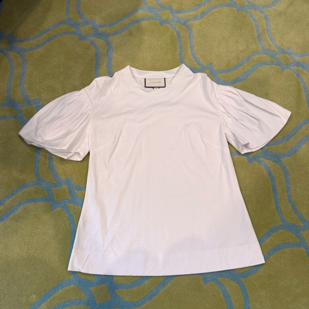 Alexis White Short Sleeve Top